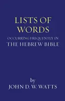 Elenchi di parole che ricorrono frequentemente nella Bibbia ebraica - Lists of Words Occurring Frequently in the Hebrew Bible