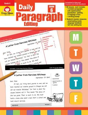 Redazione giornaliera di paragrafi Grade 6+ - Daily Paragraph Editing Grade 6+