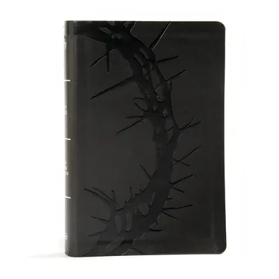 Bibbia di riferimento KJV a stampa grande per uso personale, pelle nera indicizzata - KJV Large Print Personal Size Reference Bible, Charcoal Leathertouch Indexed