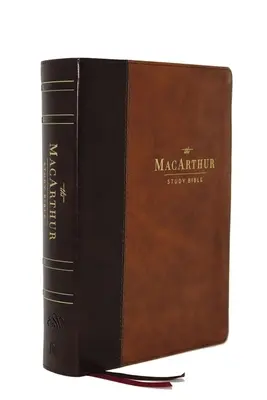 Esv, Bibbia di studio MacArthur, 2a edizione, pelle e cuoio, marrone, indicizzata con il pollice: Svelare la verità di Dio un versetto alla volta - The Esv, MacArthur Study Bible, 2nd Edition, Leathersoft, Brown, Thumb Indexed: Unleashing God's Truth One Verse at a Time