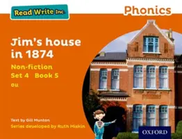Leggere scrivere Inc. Fonetica: Set arancione 4 Saggistica 5 La casa di Jim nel 1874 - Read Write Inc. Phonics: Orange Set 4 Non-fiction 5 Jim's House in 1874