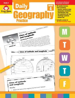 Esercitazioni quotidiane di geografia Grado 4: EMC 3713 - Daily Geography Practice Grade 4: EMC 3713