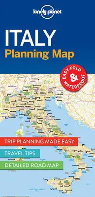 Mappa di pianificazione dell'Italia Lonely Planet - Lonely Planet Italy Planning Map