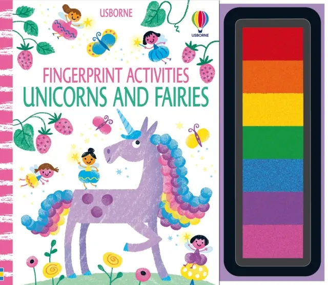 Attività per le impronte digitali Unicorni e fate - Fingerprint Activities Unicorns and Fairies