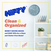 NIFTY (TM) Pulito e organizzato: trucchi per risparmiare e facili fai da te per una casa pulita e senza disordine! (NIFTY (TM)) - NIFTY (TM) Clean & Organized - Money-Saving Hacks and Easy DIYs for a Clean and Clutter-Free Home! (NIFTY (TM))