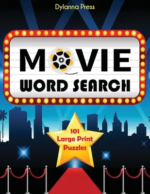 Ricerca per parole sui film: 101 puzzle in grande formato - Movie Word Search: 101 Large Print Puzzles