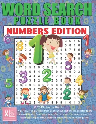 Libro di puzzle per la ricerca delle parole: Edizione con i numeri - Word Search Puzzle Book: Numbers Edition