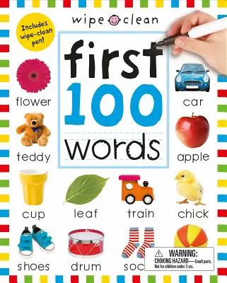 Wipe Clean: Le prime 100 parole (rilegatura a spirale): Include penna per pulire - Wipe Clean: First 100 Words (Enclosed Spiral Binding): Includes Wipe Clean Pen