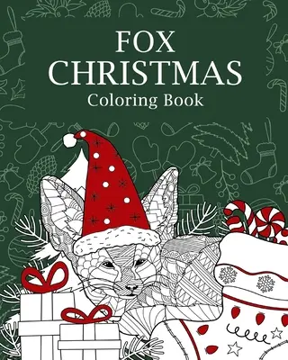 Libro da colorare di Natale della volpe - Fox Christmas Coloring Book