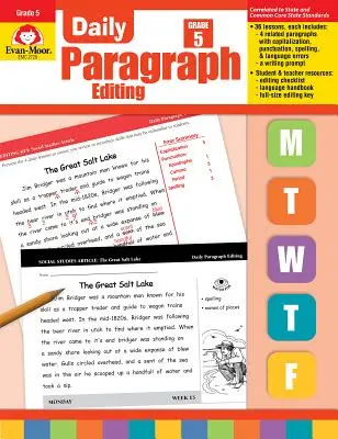 Redazione giornaliera di paragrafi Grado 5 - Daily Paragraph Editing Grade 5