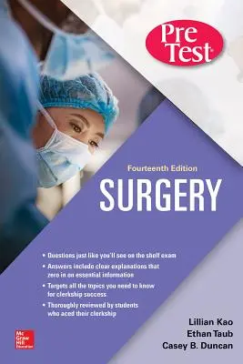 Autovalutazione e revisione dei test preliminari di chirurgia, quattordicesima edizione - Surgery Pretest Self-Assessment and Review, Fourteenth Edition