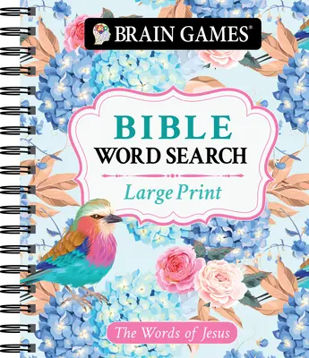Giochi per il cervello - Ricerca per parole della Bibbia in grande formato: Le parole di Gesù - Brain Games - Large Print Bible Word Search: The Words of Jesus