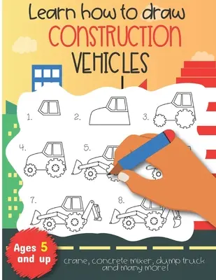 Impara a disegnare i veicoli da costruzione: gru, betoniera, dumper e molti altri! Dai 5 anni in su: Divertimento per bambini e bambine, PreK, Kindergarten - Learn how to draw construction vehicles crane, concrete mixer, dump truck, and many more! Ages 5 and up: Fun for boys and girls, PreK, Kindergarten