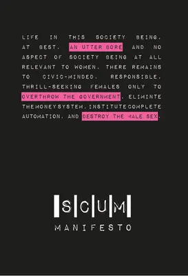 Il manifesto della feccia - Scum Manifesto