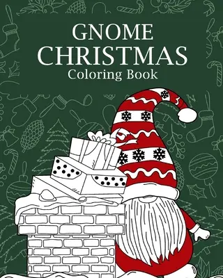 Libro da colorare di Natale dello gnomo - Gnome Christmas Coloring Book