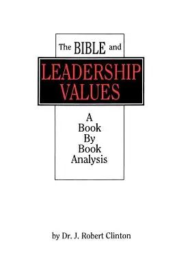 La Bibbia e i valori della leadership - The Bible and Leadership Values