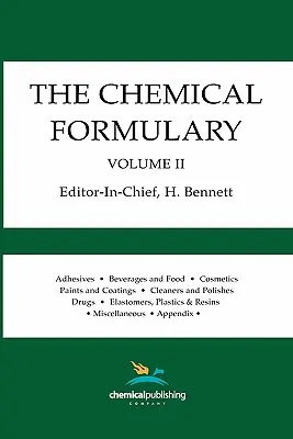 Il formulario chimico, volume 2 - The Chemical Formulary, Volume 2
