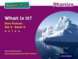 Leggere scrivere Inc. Fonetica: Viola Set 2 Saggistica 4 Che cos'è? - Read Write Inc. Phonics: Purple Set 2 Non-fiction 4 What is it?