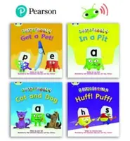 Imparare a leggere a casa con Alphablocks: Fase 2 - Ricezione Termine 1 (4 libri di narrativa) Confezione B - Learn to Read at Home with Alphablocks: Phase 2 - Reception Term 1 (4 fiction books) Pack B
