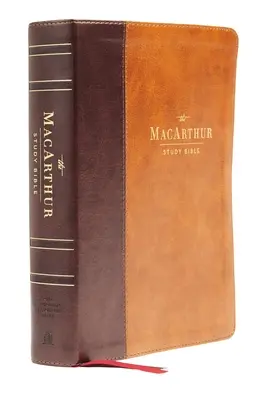 Nasb, Bibbia di studio MacArthur, 2a edizione, pelle e cuoio, marrone, stampa comfort: Svelare la verità di Dio un versetto alla volta - Nasb, MacArthur Study Bible, 2nd Edition, Leathersoft, Brown, Comfort Print: Unleashing God's Truth One Verse at a Time