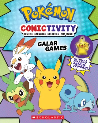 Pokmon Comictivity: Giochi di Galar: Libro di attività con fumetti, stencil, adesivi e molto altro! - Pokmon Comictivity: Galar Games: Activity Book with Comics, Stencils, Stickers, and More!