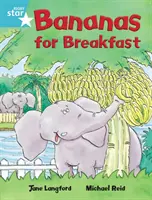 Rigby Star Lettore Indipendente Turchese 4 Banane per colazione - Rigby Star Independent Turquoise Reader 4 Bananas for Breakfast