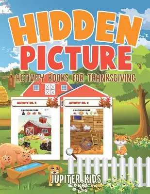 Libri di attività con immagini nascoste per il Ringraziamento - Hidden Picture Activity Books for Thanksgiving