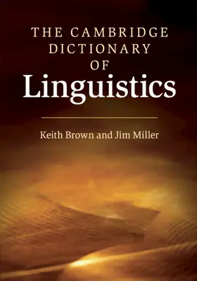 Dizionario di linguistica di Cambridge - The Cambridge Dictionary of Linguistics