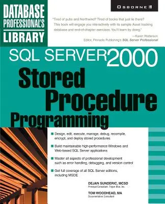 Programmazione di procedure memorizzate in SQL Server 2000 - SQL Server 2000 Stored Procedure Programming