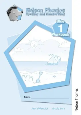 Nelson Phonics Ortografia e scrittura a mano libri di lavoro blu 1 (10) - Nelson Phonics Spelling and Handwriting Blue Workbooks 1 (10)