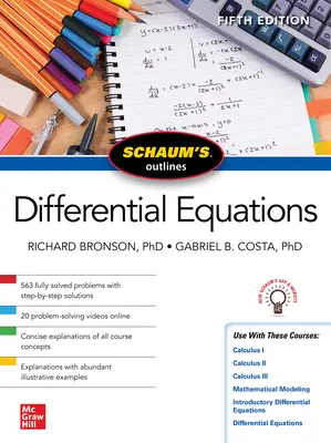 Schema di Schaum sulle equazioni differenziali, quinta edizione - Schaum's Outline of Differential Equations, Fifth Edition