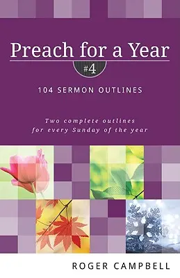 Predicare per un anno: 104 schemi di sermoni - Preach for a Year: 104 Sermon Outlines