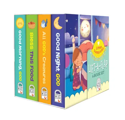 Piccoli raggi di sole Religiosi Lift-A-Flap 4-Book Set - Little Sunbeams Religious Lift-A-Flap 4-Book Set