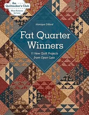 Vincitori di quarti grassi - Edizione stampa su richiesta: 11 nuovi progetti di quilt da Open Gate - Fat Quarter Winners-Print-on-Demand-Edition: 11 New Quilt Projects from Open Gate