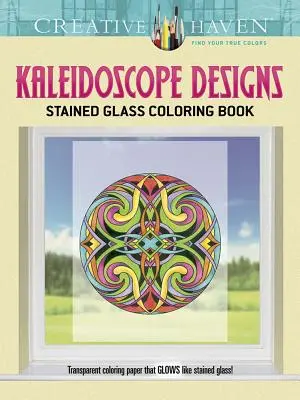 Creative Haven Caleidoscopio disegni di vetro colorato libro da colorare - Creative Haven Kaleidoscope Designs Stained Glass Coloring Book