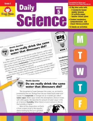 Scienza quotidiana, Grade 5 - Daily Science, Grade 5