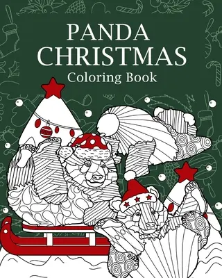 Libro da colorare di Natale del panda - Panda Christmas Coloring Book
