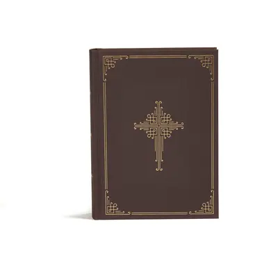 Bibbia da studio CSB “Ancient Faith”, marrone: Lettera nera, Padri della Chiesa, Note di studio e commenti, evidenziatore a nastro, rilegatura cucita, facile da leggere. - CSB Ancient Faith Study Bible, Brown Cloth-Over-Board: Black Letter, Church Fathers, Study Notes and Commentary, Ribbon Marker, Sewn Binding, Easy-To-