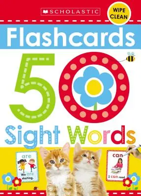 50 cartoline per le parole viste: Scholastic Early Learners (Flashcards) - 50 Sight Words Flashcards: Scholastic Early Learners (Flashcards)