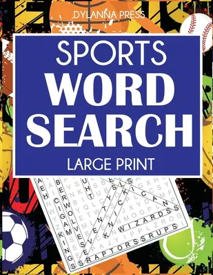 Ricerca di parole sullo sport: 101 rompicapi in grande formato su calcio, pallacanestro, baseball, hockey, tennis, golf e altro ancora. - Sports Word Search: 101 Large Print Puzzles Featuring Football, Basketball, Baseball, Hockey, Tennis, Golf, and More