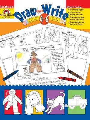 Disegna e scrivi: Gradi 4-6 - Draw Then Write: Grades 4-6