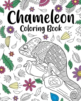 Libro da colorare del camaleonte - Chameleon Coloring Book