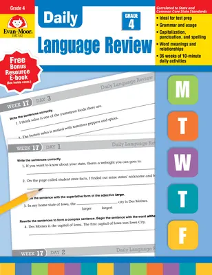 Ripasso linguistico quotidiano, Grade 4 - Daily Language Review Grade 4
