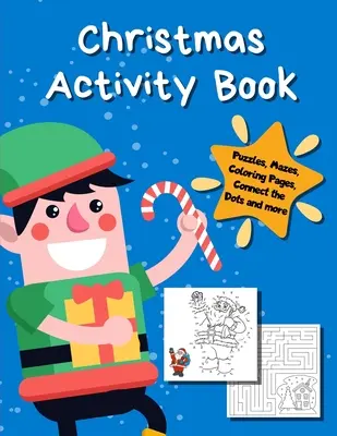 Libro di attività natalizie: Disegni da colorare per le vacanze, labirinti, colori per numero, giochi matematici - Toddler Preschool K-2 - Christmas Activity Book: Holiday Coloring Pages, Mazes, Color By Number, Math Games - Toddler Preschool K-2