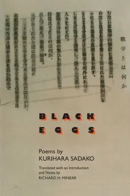 Uova nere: Poesie di Kurihara Sadako - Black Eggs: Poems by Kurihara Sadako