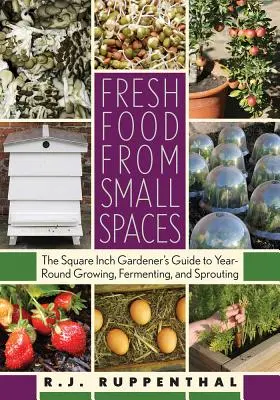 Cibo fresco da piccoli spazi: La guida del giardiniere dal pollice quadrato per coltivare, fermentare e germogliare tutto l'anno - Fresh Food from Small Spaces: The Square-Inch Gardener's Guide to Year-Round Growing, Fermenting, and Sprouting