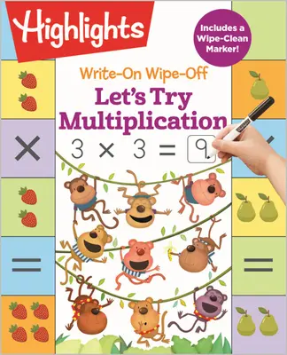 Scrivi e cancella Prova la moltiplicazione - Write-On Wipe-Off Let's Try Multiplication