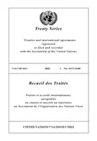 Serie di trattati 3019 (edizione inglese/francese) - Treaty Series 3019 (English/French Edition)