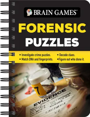 Giochi per il cervello - To Go - Enigmi forensi: Indagare i puzzle del crimine - Abbinare il DNA e le impronte digitali - Decodificare gli indizi - Scoprire chi è stato - Brain Games - To Go - Forensic Puzzles: Investigate Crime Puzzles - Match DNA and Fingerprints - Decode Clues - Figure Out Who Done It