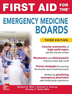 Primo Soccorso per il Board di Medicina d'Urgenza Terza Edizione - First Aid for the Emergency Medicine Boards Third Edition